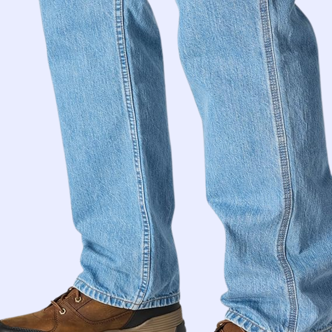 Sebastián: unos resistentes vaqueros de estilo carpintero