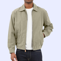 Mateo: una clásica chaqueta Harrington en tono arena